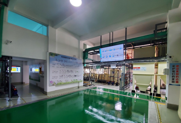 廢水站完工并投入使用